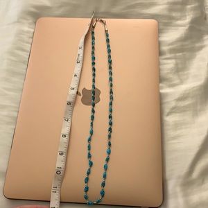 Vintage sterling silver turquoise necklace